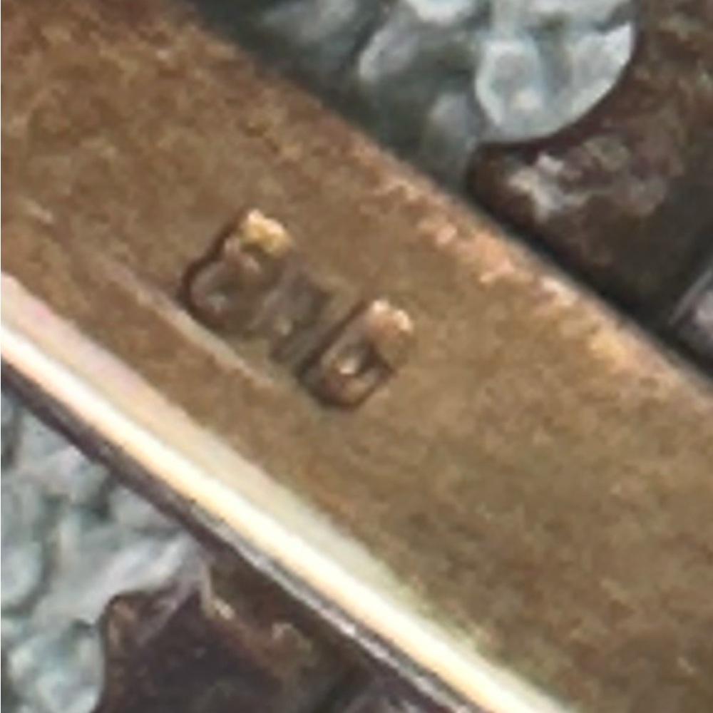 Vintage 40’s 800 silver cameo tie bar & cufflinks from the Cameos Factory Italy - Picture 13 of 15